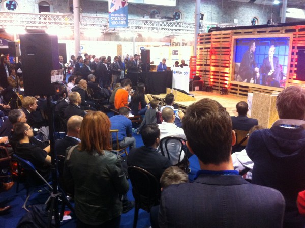 The main stage was packed to the rafters, so a large crowd gathered around the Pitch Stage to watch Enda Kenny trying to get Elon Musk to locate Tesla manufacturing in Ireland.